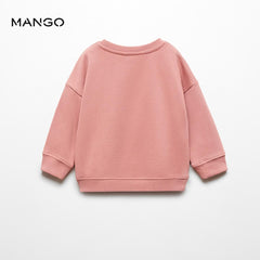 MANGO PINK POCKET COTTON SWEATSHIRT 67016039
