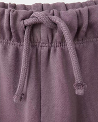 MANGO PURPLE COTTON JOGGER STYLE TROUSER 37004435
