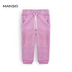 MANGO PURPLE FULL OF FLOWERS PRINTED SWEATSHIRT 2 PCS SET