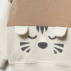 MANGO SAND CARTOON COTTON SWEATSHIRT