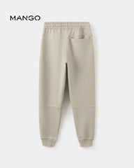 MANGO SAND COTTON JOGGERS WITH ELASTIC WAIST 27083278