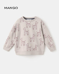 MANGO SAND GIARAFFE SWEATSHIRT 17047779