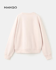 MANGO SAND HO HO HO EMBROIDERED SWEATSHIRT 17079094