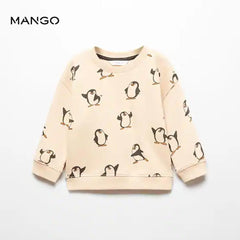 MANGO SAND PENGUIN BRUSHED SWEATSHIRT 57075973