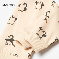 MANGO SAND PENGUIN BRUSHED SWEATSHIRT 57075973