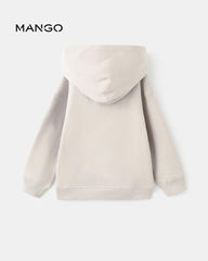 MANGO SAND TO THE WILD EMBROIDERED SWEATSHIRT WITH HOOD