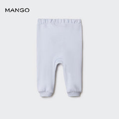 MANGO SKY BLUE COTTON JOGGER TROUSER 67074019