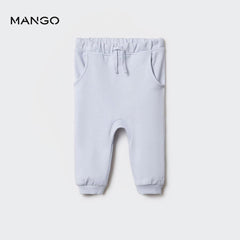 MANGO SKY BLUE COTTON JOGGER TROUSER 67074019