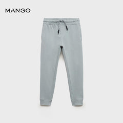 MANGO SKY BLUE TROUSER WITH ELASTIC WAIST