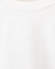 MANGO WHITE ESSENTIAL COTTON BLEND T-SHIRT