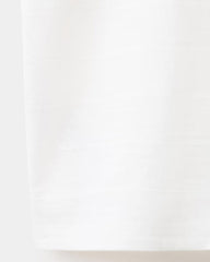 MANGO WHITE ESSENTIAL COTTON BLEND T-SHIRT