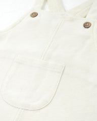 MANGO WHITE FRONT POCKET TEXTURED DUNGAREE