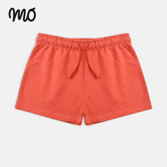 MO PASTEL RED GIRLS SHORTS