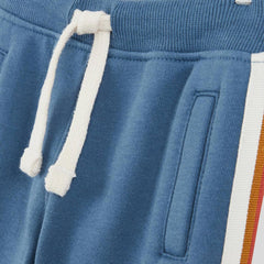 MONOPRIX BLUE JOGGER WITH STRIPES