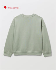 MONOPRIX GREEN SKATE CLUB PRINTED SWEATSHIRT