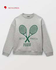 MONOPRIX GREY SET & MATCH SWEATSHIRT