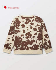 MONOPRIX LIGHT BEIGE THE GREAT SWEATSHIRT