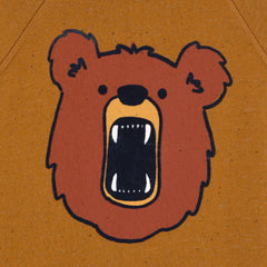 MONOPRIX LIGHT BROWN BEAR COTTON TEXTURED SWEATSHIRT