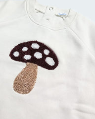MONOPRIX OFF WHITE MUSHROOM SWEATSHIRT