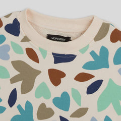 MONOPRIX OFF WHITE PRINTED SWEATSHIRT