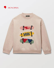 MONOPRIX SKATERBOARD GRAPHIC BOYS SWEATSHIRT