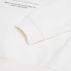 MANGO WHITE ART HAS NO RULES HOODIE