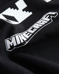 NEXT BLACK MINECRAFT SHORT SLEEVE T-SHIRT