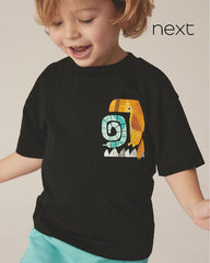 NEXT BLACK PARROT PRINTED T-SHIRT