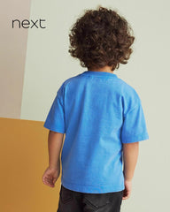 NEXT BLUE CAR GRAPHIC SHORT SLEEVE T-SHIRT