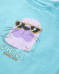 NEXT BLUE CHILL SEAL SHORT SLEEVE PRINTED T-SHIRT