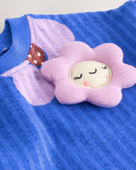 NEXT BLUE FLOWER JERSEY DRESS
