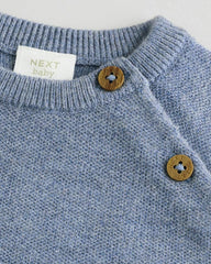 NEXT BLUE POCKET KNITTED SWEATER