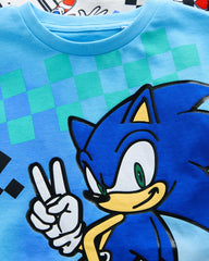 NEXT BLUE SONIC HEDGEHOG GRAPHIC T-SHIRT