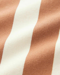 NEXT BROWN STRIPED SHORT SLEEVE T-SHIRT