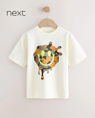 NEXT CAMO RELAX FIT SHORT SLEEVE T-SHIRT