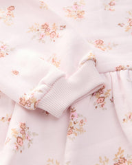 NEXT CREAM FLORAL SWEAT DRESS