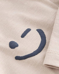 NEXT ECRU CREAM SMILE LONG SLEEVE T-SHIRT