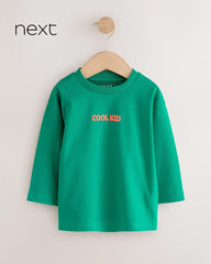 NEXT GREEN COOL KID LONG SLEEVE T-SHIRT