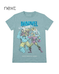 NEXT GREEN MARVEL SUPER HEROES SHORT SELEEVE T-SHIRT