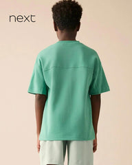 NEXT GREEN V-NECK SUBSCRIBE T-SHIIRT
