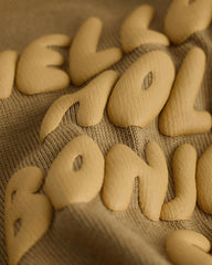 NEXT LIGHT BROWN CIAO BONJOUR SHORT SLEEVE T-SHIRT