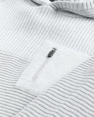 NEXT LIGHT GREY UTILITY KNITTED HOODED JUMPER