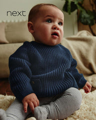 NEXT NAVY KNITTED JUMPER
