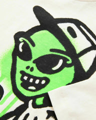 NEXT OFF WHITE GRAFFITI ALIEN T-SHIRT