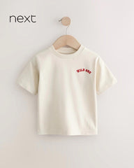 NEXT OFF WHITE WILD ONE SHORT SLEEVE T-SHIRT