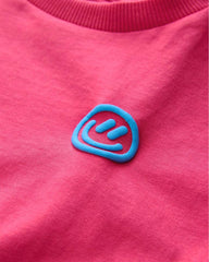 NEXT PINK SMILE PRINT SHORT SLEEVE T-SHIRT