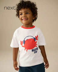 NEXT RED CRAB SHORT SLEEVE GRAPHIC T-SHIRT