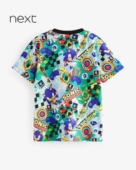 NEXT SONIC THE HEDGEHOG PRINTED SHORT SLEEVE T-SHIRT
