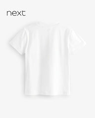 NEXT WHITE T-REX SHORT SLEEVE T-SHIRT