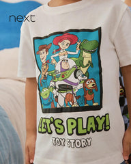 NEXT WHITE TOY STORY SHORT SLEEVE T-SHIRT